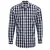 Premier Heren Mulligan Check shirt met lange mouwen (Wit/Zwaar)