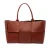 Tweedemaatschappij Medium Nappa Maxi Intrecciato Arco Tote