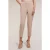 Motivi High-waisted Regular-fit Trousers Beige