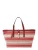 FURLA Shopper ‘DEBBY’  crème / donkerrood / rood gemêleerd