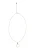 usha WHITE LABEL Ketting  goud / wit