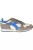 N9000 Suède Sneakers Grijs-Witblauw