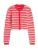 Tommy Jeans Gebreid vest ‘Cardi’  rood / wit
