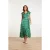 Smashed Lemon 24402 satijnen zomerjurk met abstracte print |