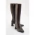 Sejas Leren Blokhak Kniehoge Laars (Dames)