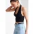 Dames Kant Halters Crop Blouse