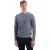 No Excess Pullover crewneck soft wool blend washed blue