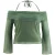 Trendyol Curve Dames Kaki Effen Lang, Getailleerd Grote maten Blouses