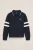 WE Fashion – Jongens polo met print – Regular fit – Donkerblauw – Katoen –