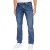 Pepe Jeans Heren Leren Badge Relaxed Fit Jeans (Marine)