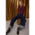 TRENDYOLMİLLA Dames Blauw Effen Wijde pijp Hoge taille Jeans