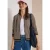Lichtgewicht blouson in pepita-stijl