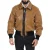 Dolce & Gabbana Donker Kameel Katoen Volledige Rits Blouson Herenjas