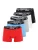 NIKE Underwear Boxershorts  lichtblauw / grijs / rood / zwart / wit