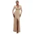 Lurex wikkeljurk voor dames Goddiva Maxi