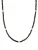 True Rebels Ketting  donkerbruin / zwart / zilver / parelwit