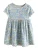 Next Jurk  duifblauw / lichtgroen / oranje / oudroze