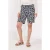 DIDI Travel Bermuda Volare Print Darkblue With Feathers Print