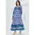 Patroon Maxi-jurk met Strikdetail