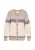 usha BLUE LABEL Oversized vest  beige / donkerbeige / lichtblauw / zwart