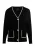 Dreimaster Vest Dames zwart en wit
