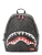 Sprayground Rugzak ‘Scribble Shark’  donkergrijs / rood / zwart / wit
