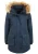 Oxmo Winterparka ‘Acta’  beige / blauw / zwart