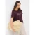 Cecil Dames Shirt met opschrift Burnout in Rood