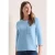 Cecil Dames Kort gestructureerd shirt in Blauw