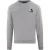 Aquascutum Heren Geborduurd Logo Crew Hals Sweatshirt met Lange Mouwen (Grijs)