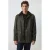 Mango Man parka met corduroy details – donkergroen