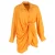 Jacquemus Bahia gedrapeerde mini-wikkeljurk in oranje viscose