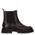 Manfield leren chelsea boots met profielzool – bruin