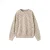 Mango Kids sweater met panterprint – pastelbruin