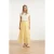 Smashed Lemon Zwierige maxi-rok met geborduurde print en stroken |