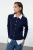 TRENDYOLMİLLA Dames Donkerblauw Effen Lang Regular fit Vesten