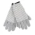 Dames Gestreepte Fleece Gevoerde Brei Warme Thermische Winterhandschoenen