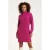 Smashed Lemon 24629 gebreid jurk met kabelstructuur |