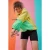 Oversized Pluche Half-Zip Sweatshirt