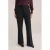 WE Fashion flared regular waist pantalon zwart
