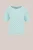 WE Fashion – Dames ajour trui van biologisch katoen – Regular fit – IJsblauw – Biologisch katoen –