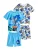 Next Nachtkledij  blauw / gemengde kleuren / wit