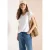 Shirt met V-hals en kanten detail