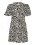 KAFFE CURVE Jurk ‘Elisy’  beige / zwart