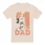 Disney Heren Nummer 1 Papa Mickey Mouse T-Shirt (Natuurlijk)