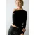 MANGO TEEN one shoulder top – zwart
