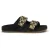 Burberry Zwarte Kalfslederen Bos Taurus Strap-On Sandalen