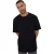 Threadbare Heren T-shirt met wafelpatroon, normale pasvorm (Zwart)