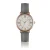 Lederen horloge voor vrouwen Amelia Parker Petite Classique Grey