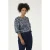 Kaffe Curve top blauw